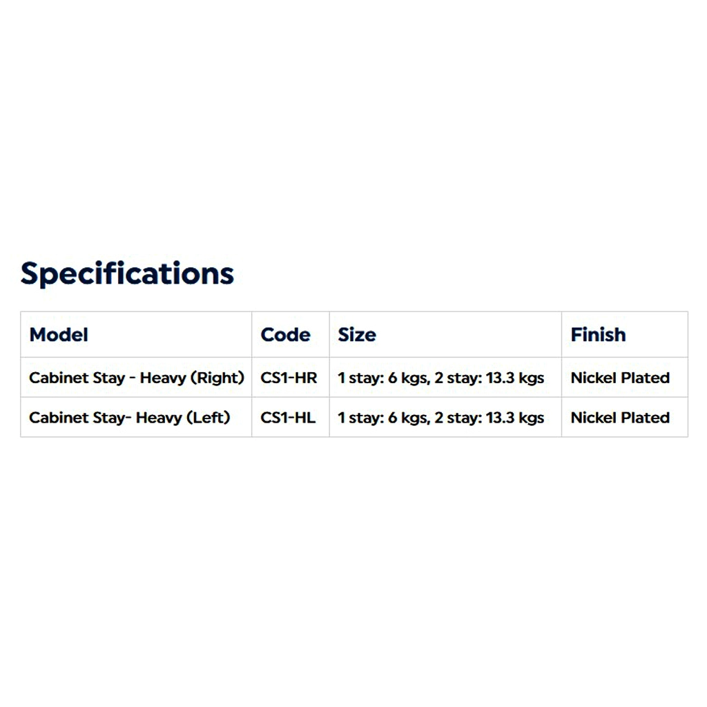 Cabinet Stay - Heavy - Image 3